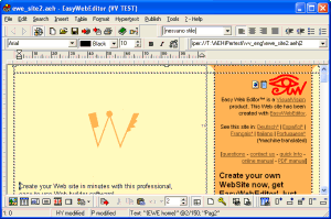 create a web site