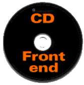 CD menus, buttons, front end